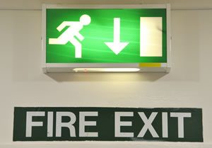 Emergency exit lighting